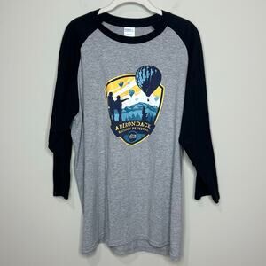 Adirondack Balloon Festival (2018) Raglan Shirt XL Port & Company Core Blend